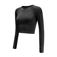 U Change Sport Top Fitness Women Seamless Long Sleeve Top Sports