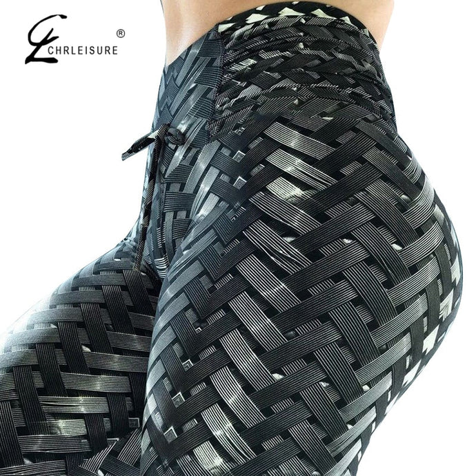 U Change Fit: High Waist Workout Jeggings 3D Printed Leggings 4 Color